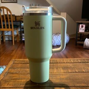 Stanley Green Insulated Water Bottle with Handle